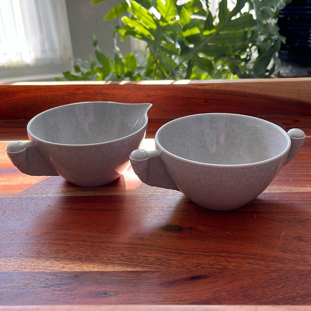 MID-CENTURY MODERN SUGAR & CREAMER